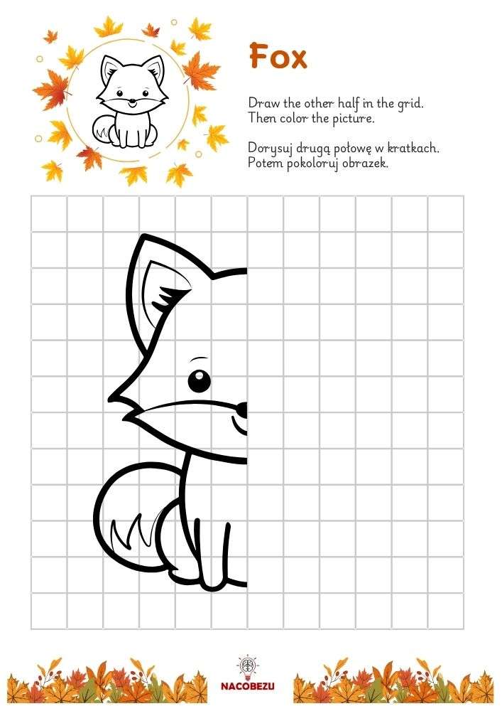 finish the drawing worksheets for kids