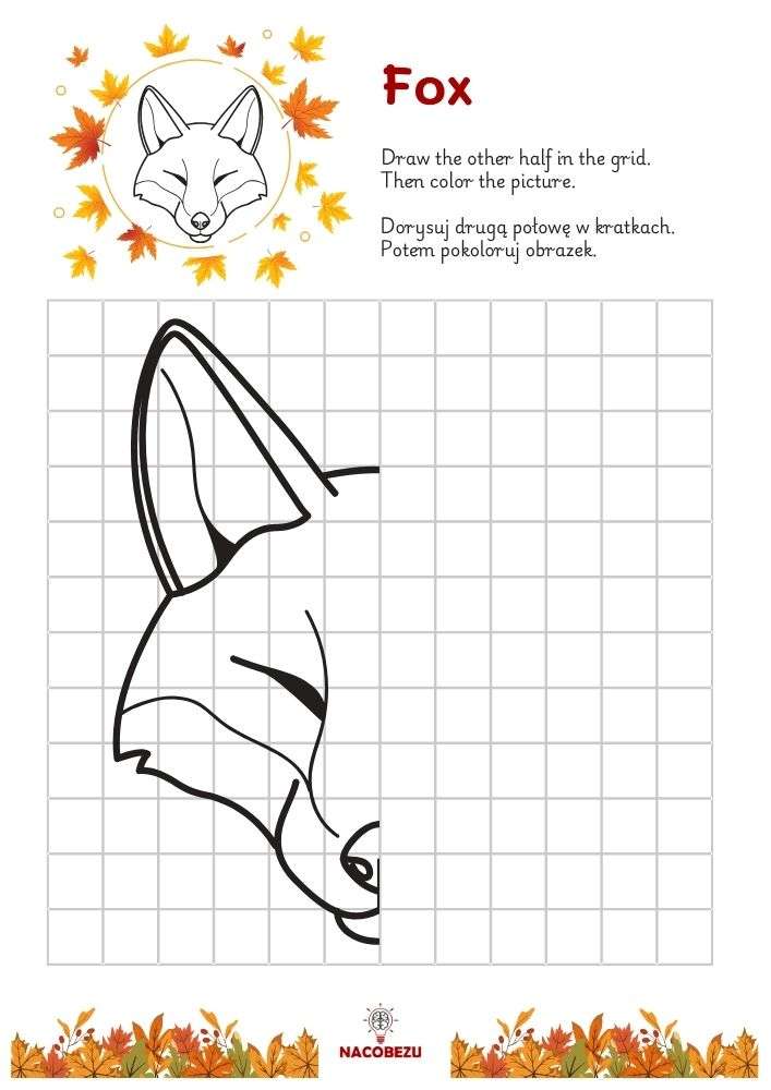 finish the drawing worksheets for kids