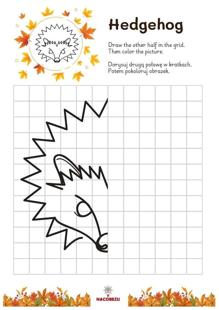 finish the drawing worksheets for kids