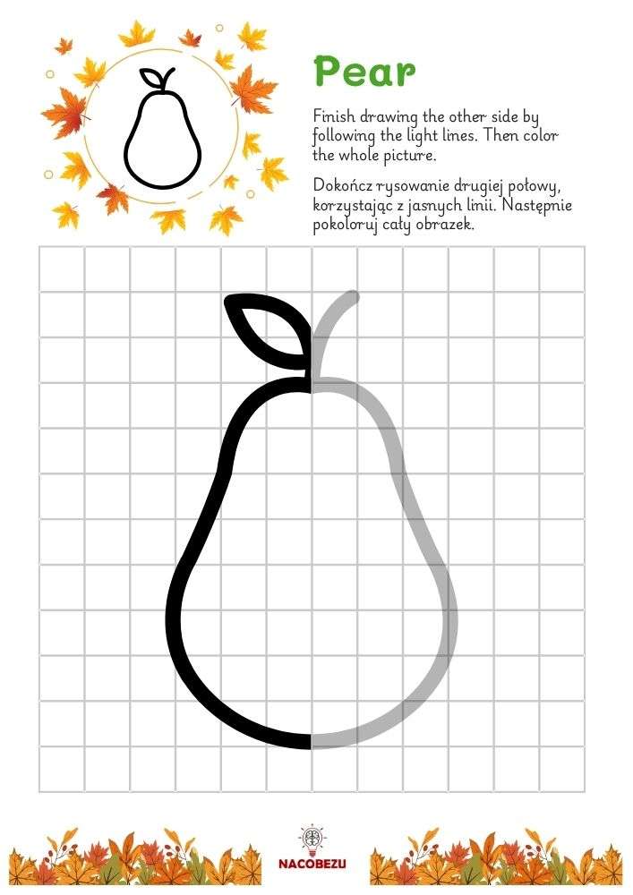 finish the drawing worksheets for kids