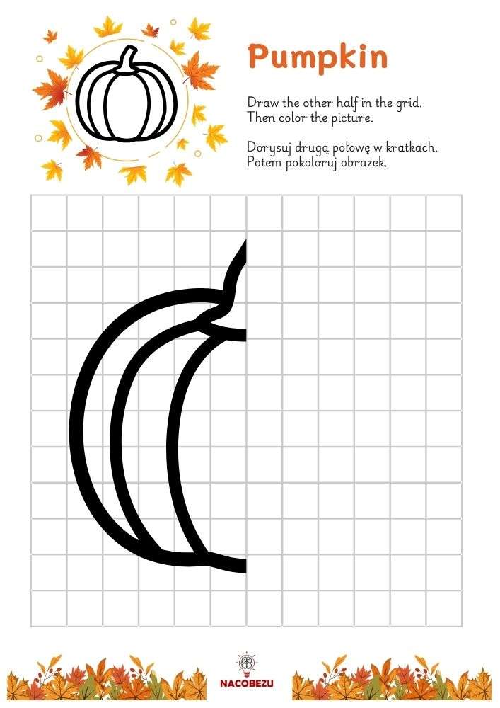 finish the drawing worksheets for kids
