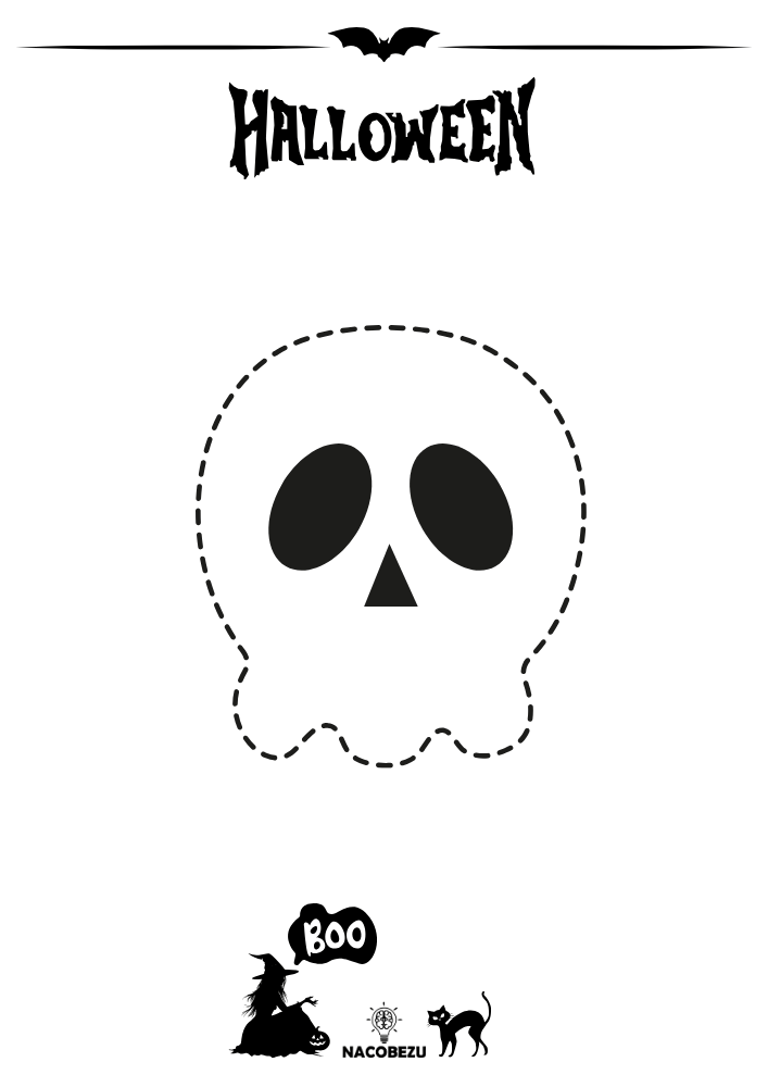 rysuj po śladzie halloween