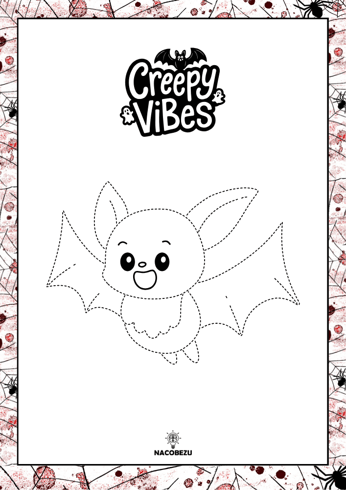 rysuj po śladzie halloween