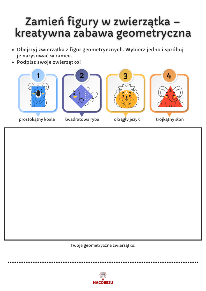 figury geometryczne dla dzieci