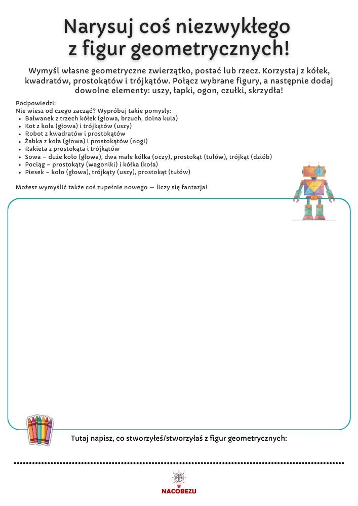 figury geometryczne dla dzieci