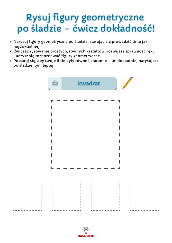 figury geometryczne dla dzieci