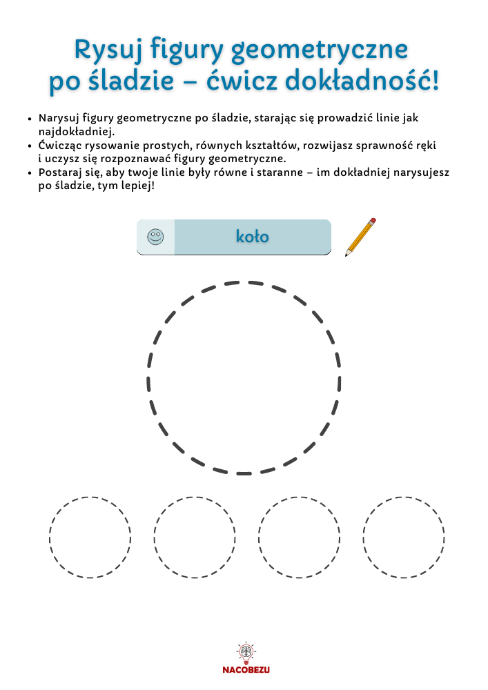 figury geometryczne dla dzieci