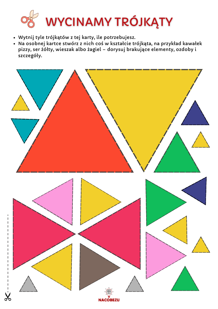 figury geometryczne dla dzieci