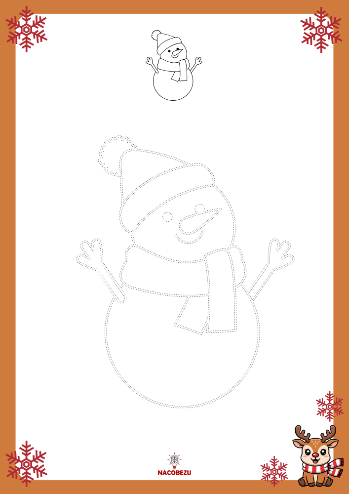 rysuj po śladzie zima