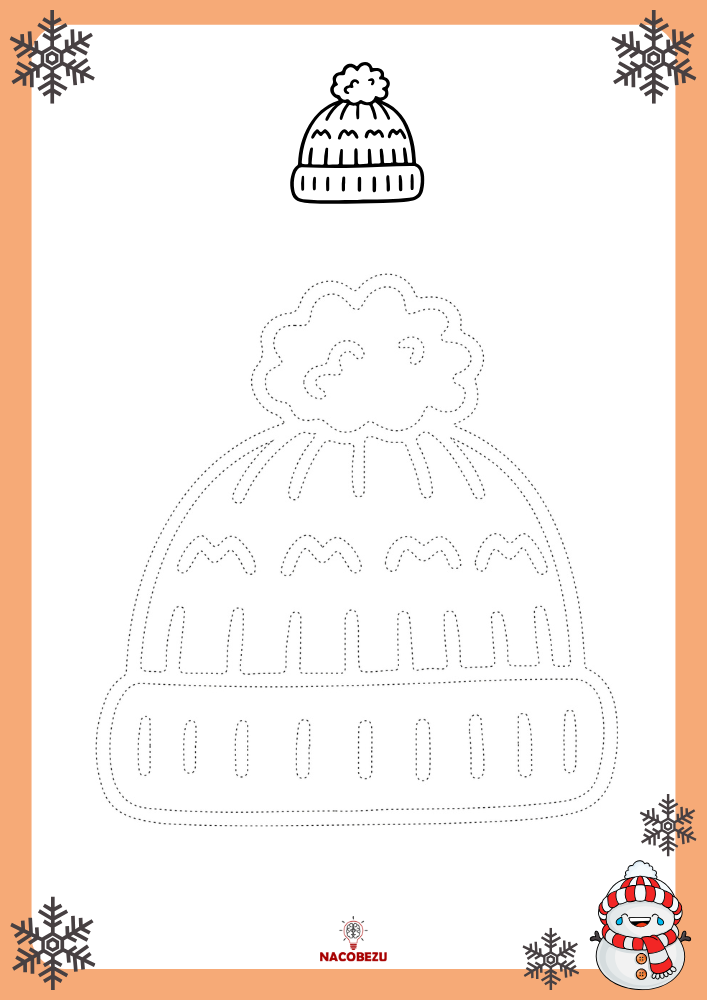 rysuj po śladzie zima