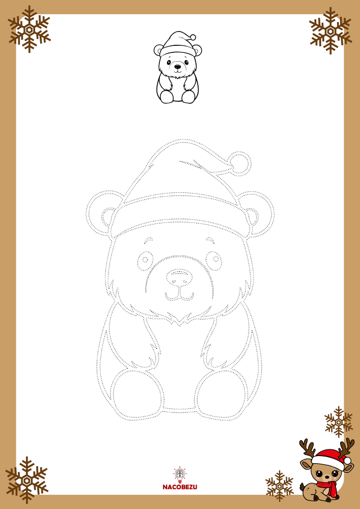 rysuj po śladzie zima