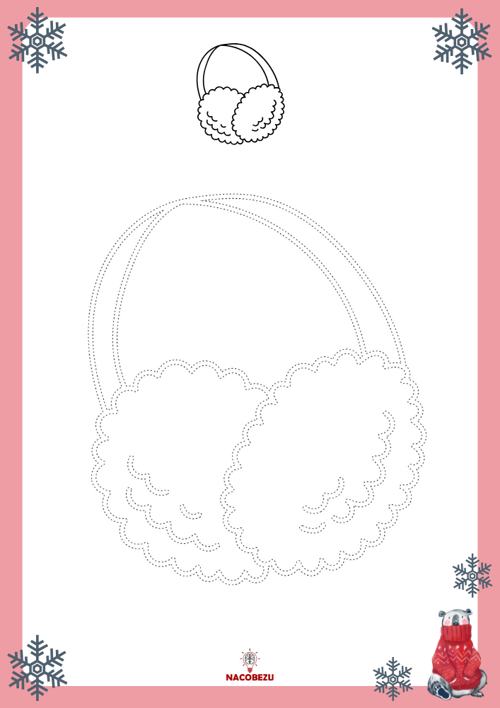 rysuj po śladzie zima