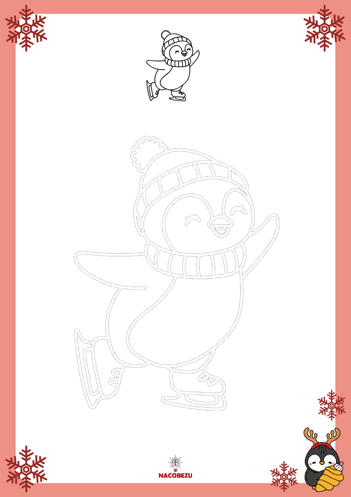 rysuj po śladzie zima