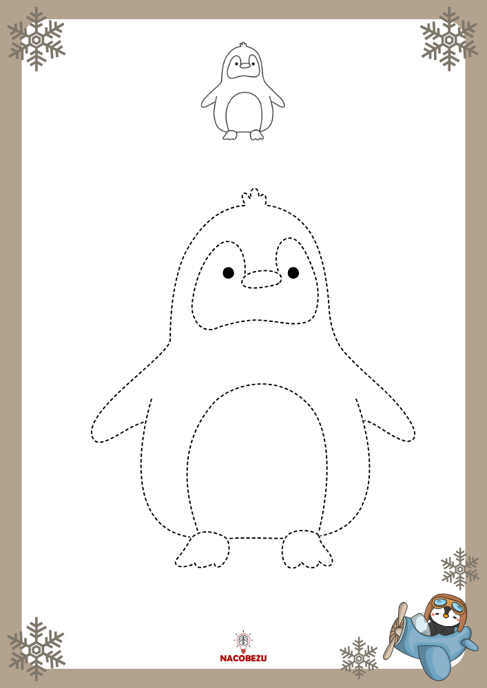 rysuj po śladzie zima