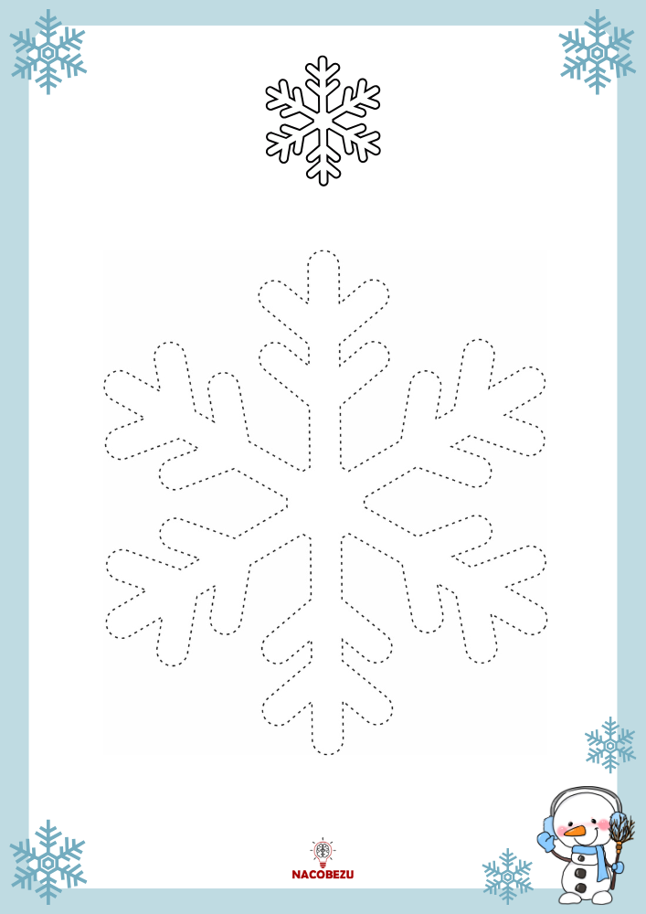 rysuj po śladzie zima