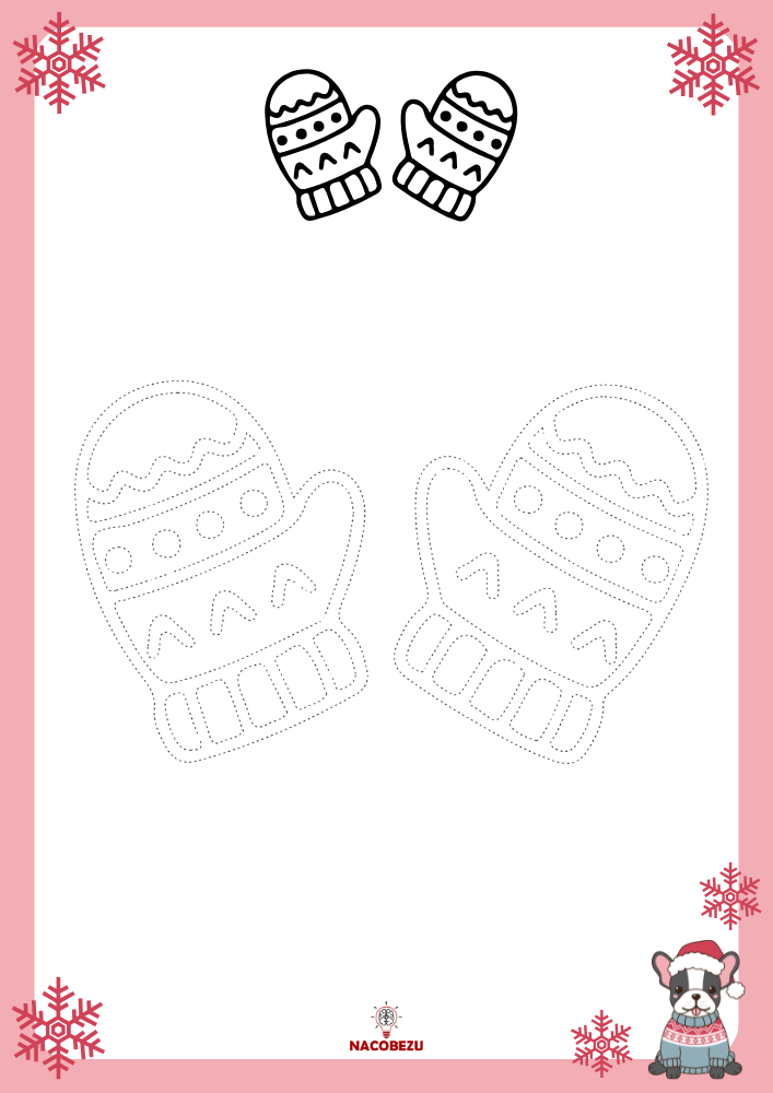 rysuj po śladzie zima