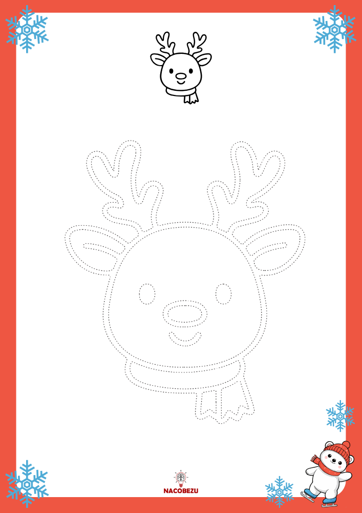 rysuj po śladzie zima