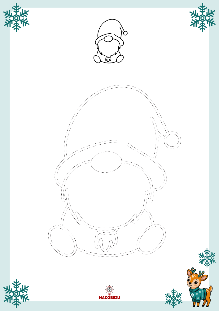 rysuj po śladzie zima