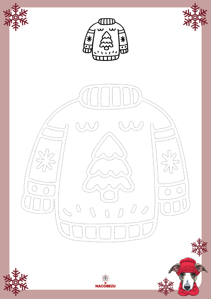 rysuj po śladzie zima