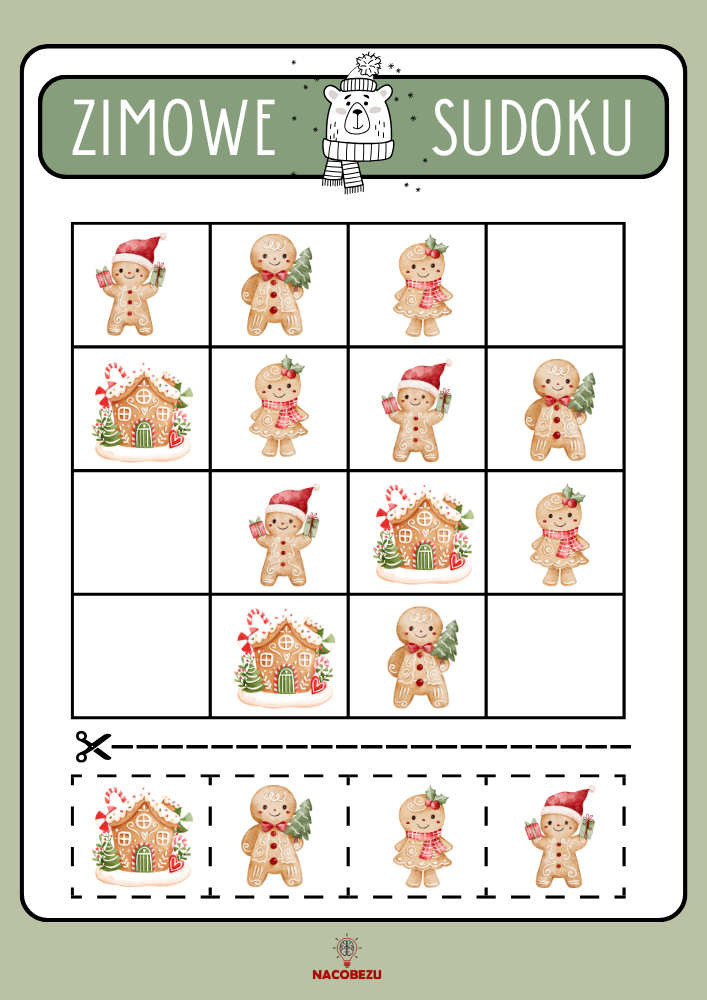 sudoku obrazkowe do druku