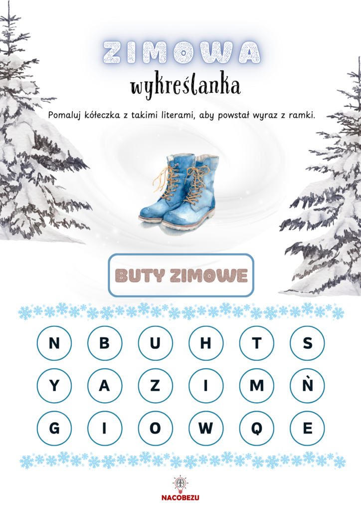 Odszukaj wyrazy zima