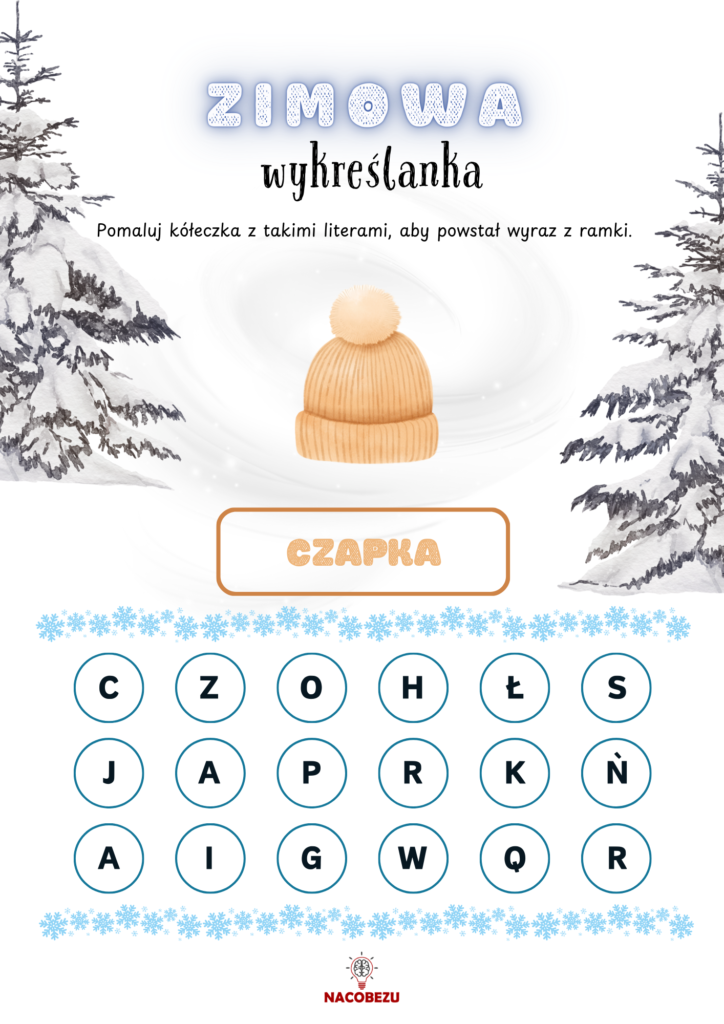 Odszukaj wyrazy zima