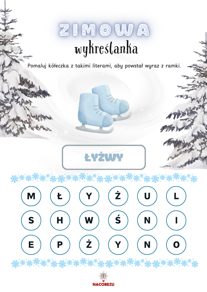 Odszukaj wyrazy zima