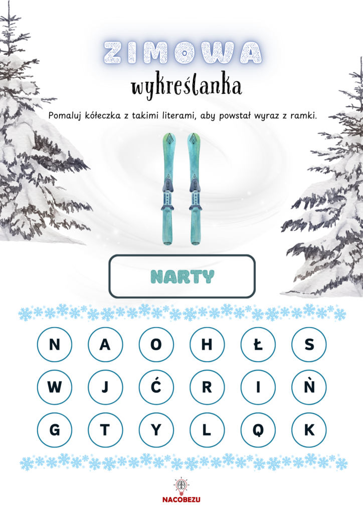 Odszukaj wyrazy zima