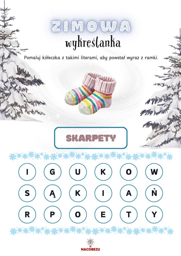 Odszukaj wyrazy zima