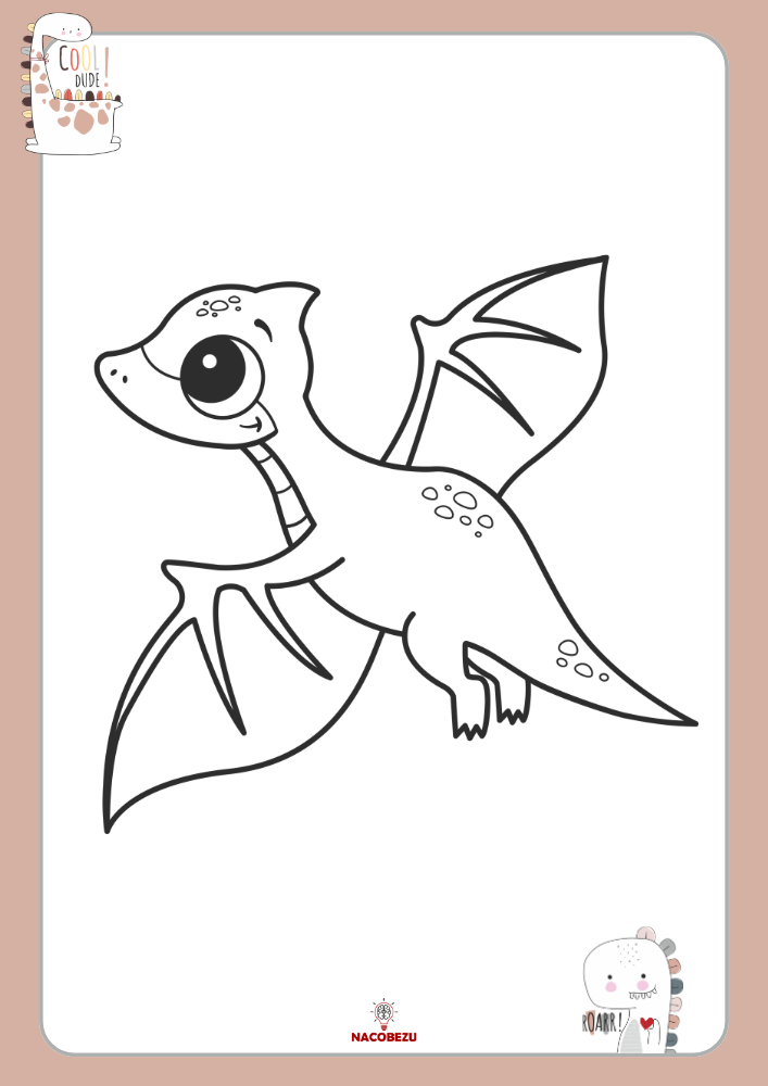 Kolorowanki z dinozaurami