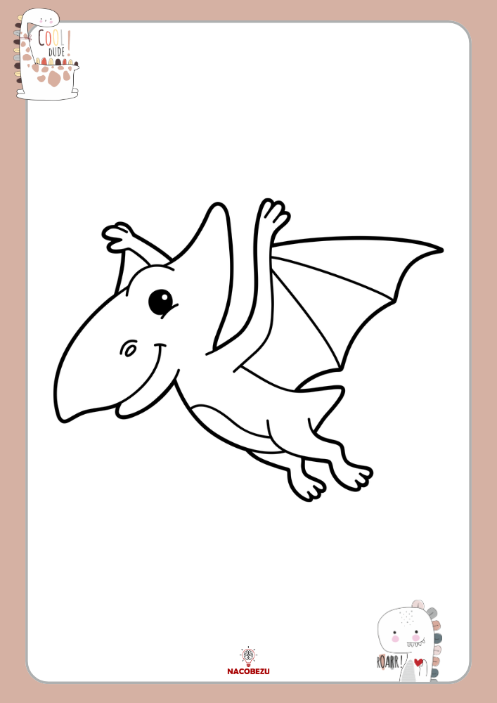 Kolorowanki z dinozaurami