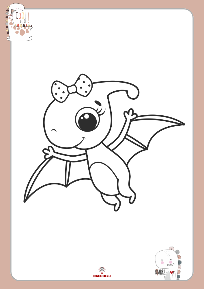 Kolorowanki z dinozaurami