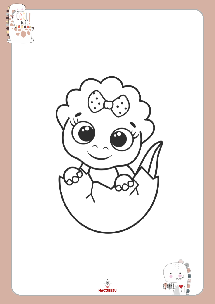 Kolorowanki z dinozaurami