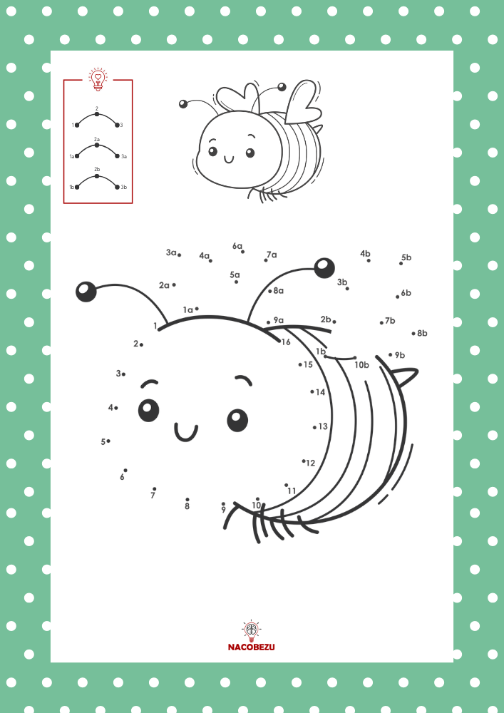 wiosna połącz kropki do druku