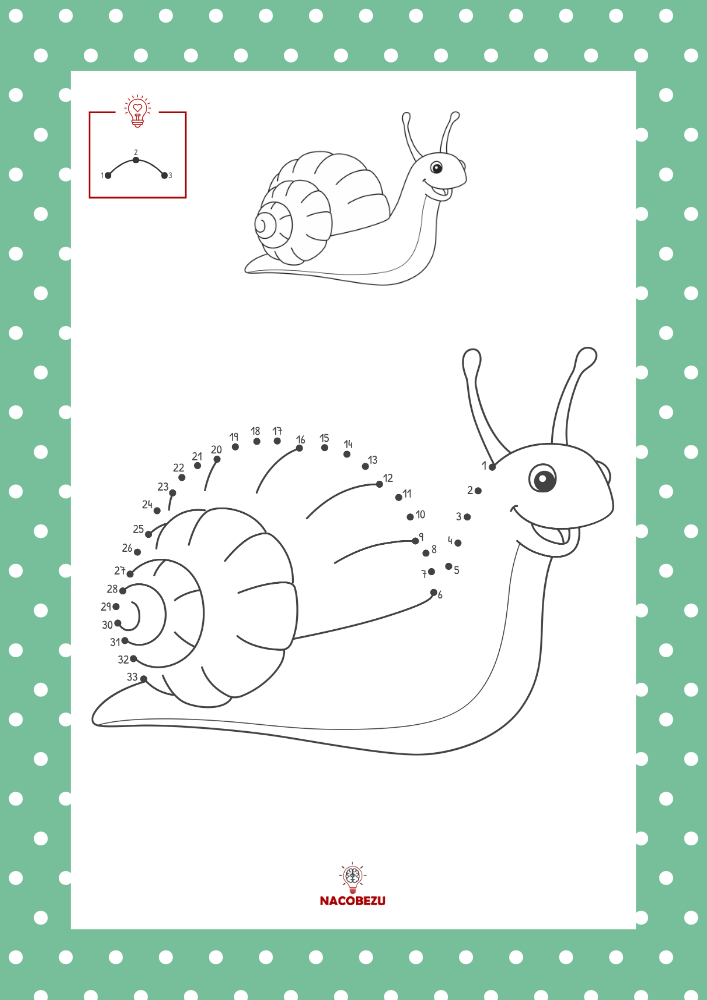 wiosna połącz kropki do druku