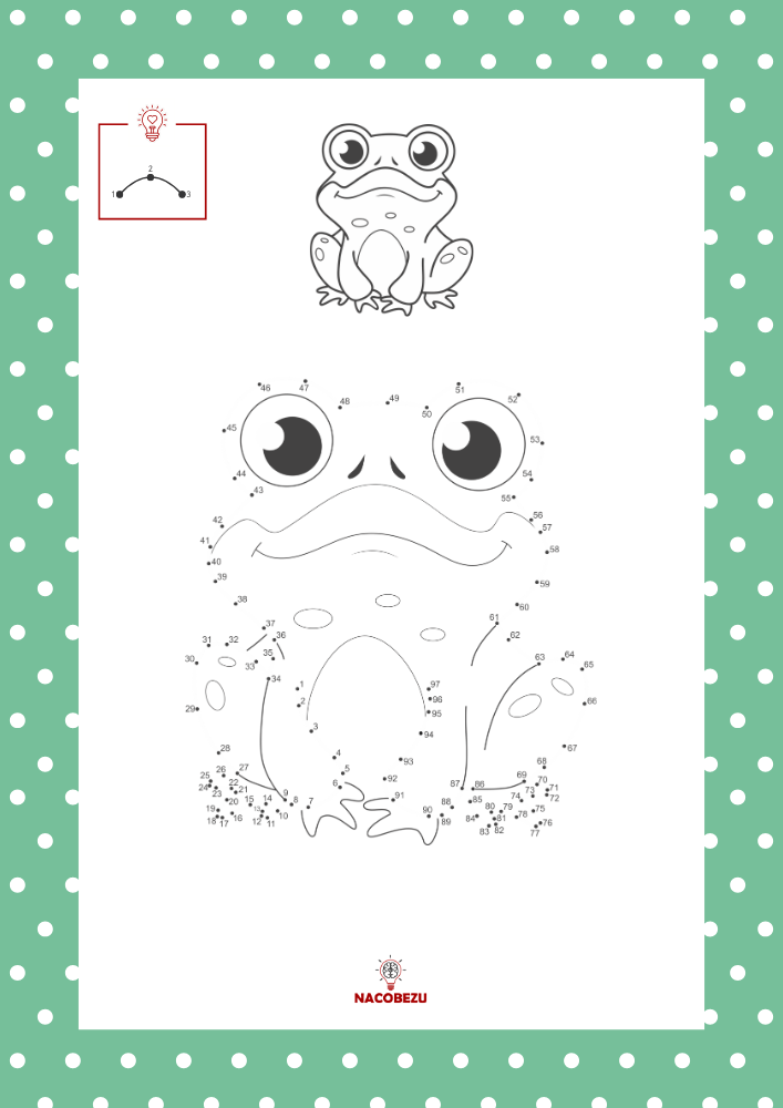 wiosna połącz kropki do druku