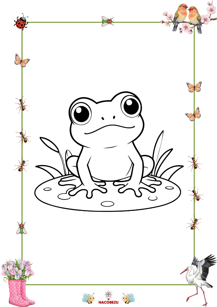 wiosenne kolorowanki do druku