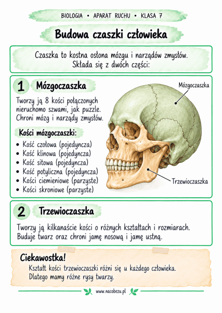 Biologia klasa 7 – aparat ruchu