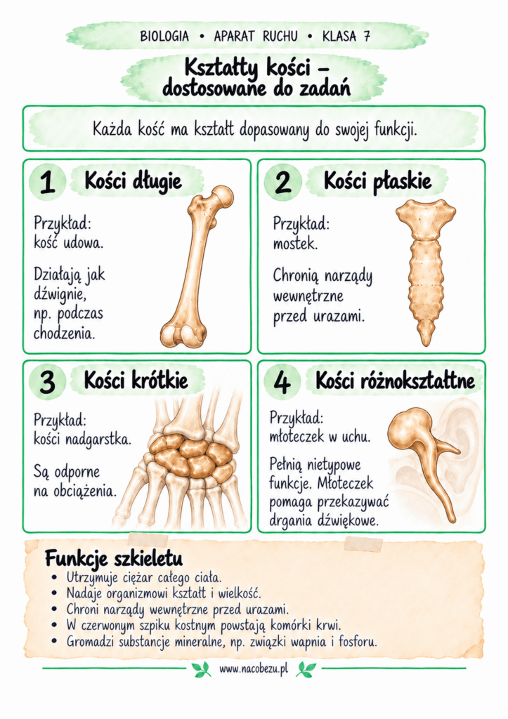 Biologia klasa 7 – aparat ruchu