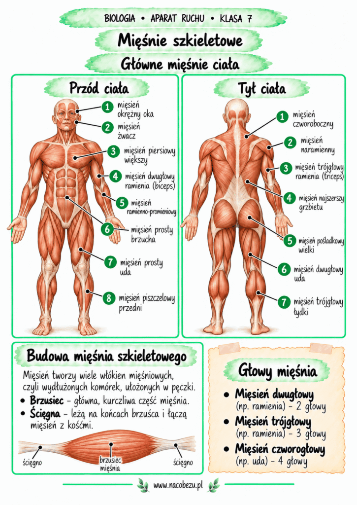 Biologia klasa 7 – aparat ruchu