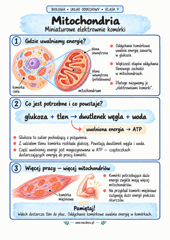 Biologia klasa 7 układ oddechowy