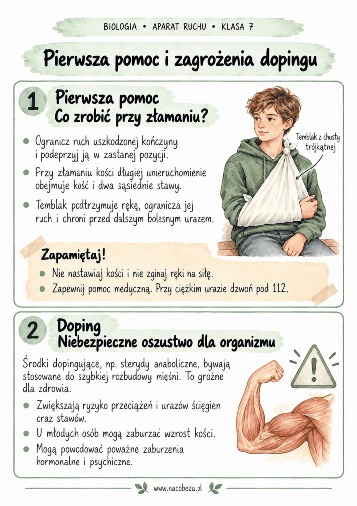 Biologia klasa 7 – aparat ruchu