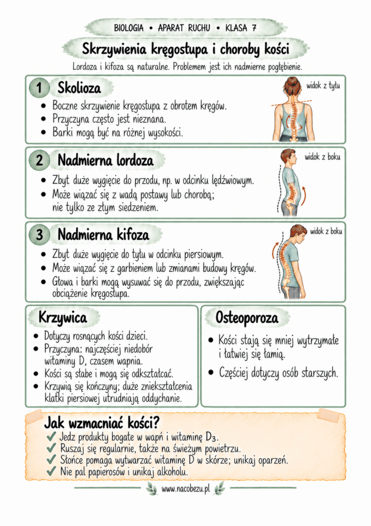 Biologia klasa 7 – aparat ruchu